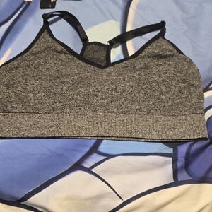 PINK Victoria's Secret Gray Sports Bra